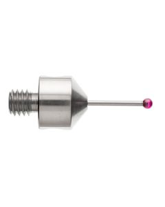 เข็มวัดชิ้นงานทรงตรง M5 ก้านคาร์ไบด์ ปลายทับทิม 20mm Dia. 2mm