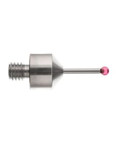 เข็มวัดชิ้นงานทรงตรง M5 ก้านคาร์ไบด์ ปลายทับทิม 20mm Dia. 2.5mm