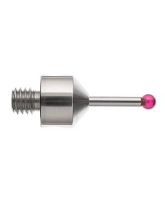 เข็มวัดชิ้นงานทรงตรง M5 ก้านคาร์ไบด์ ปลายทับทิม 20mm Dia. 3mm
