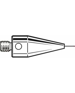 เข็มวัดชิ้นงานทรงตรง M5 ก้านคาร์ไบด์ ปลายทับทิม (Micro Ball) 30mm Dia. 0.3mm