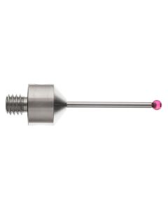 เข็มวัดชิ้นงานทรงตรง M5 ก้านคาร์ไบด์ ปลายทับทิม 30mm Dia. 2mm