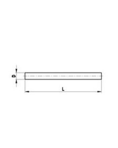 M5 tungsten carbide, pin for star Styli, D 1 mm, for Zeiss applications