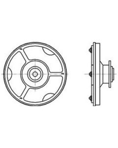 M3 aluminium reference adaptor plate, VAST XXT TL1, for Zeiss applications