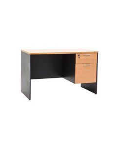 โต๊ะทำงาน บีช-ดำ ONE MA120-B