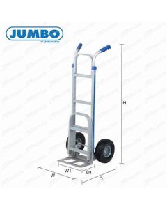 รถเข็นสองล้องานหนัก แบบแผ่นพื้นขยายได้ AT-200L