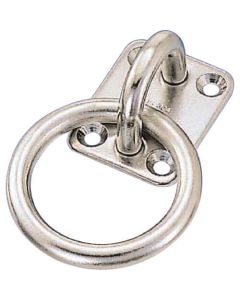 Stainless Steel Eye Plate with ring 1อัน