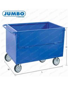 รถเข็นกรงเหล็กแผงข้างทึบ 500 กก. BTP-0711X