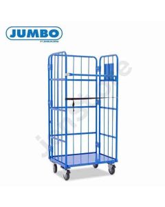 รถเข็นทรงสูง พื้นทึบ สีน้ำเงิน 250 กก. RP6080-T