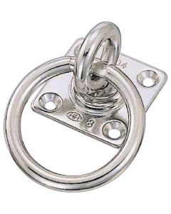 Stainless Steel Revolving Eye Plate with ring 1อัน