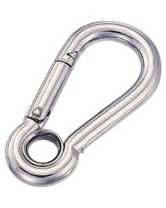 Stainless Steel Spring Hook with grommet 1อัน