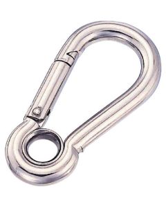 Stainless Steel Spring Hook with grommet 1อัน