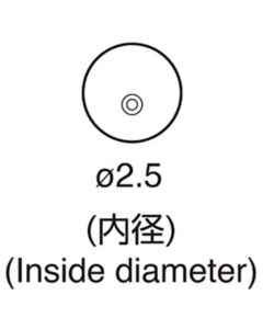 NOZZLE/SINGLE 2.5MM FOR FR801-803B. 850. 850B. 850D 852. 702B 1อัน