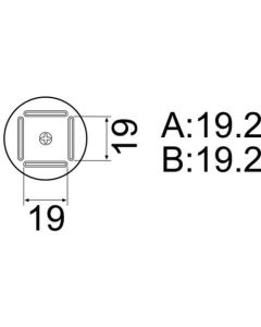 NOZZLE/QFP 17.5MMX17.5MM FOR FR801-803B. 850. 850B. 850D 852. 702B 1อัน
