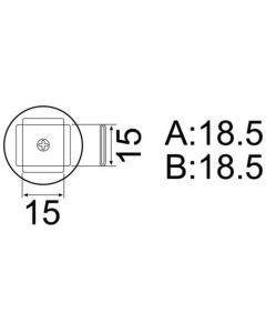 NOZZLE/PLCC 17.5MMX17.5MM (44PINS) FOR FR801-803B. 850. 850B. 850D 852. 702B 1อัน