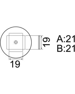 NOZZLE/PLCC 20MMX20MM (52 PINS) FOR FR801-803B. 850. 850B. 850D 852. 702B 1อัน