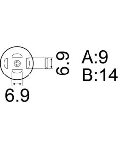 NOZZLE/PLCC 12.5MMX7.3MM (18PINS) FOR FR801-803B. 850. 850B. 850D 852. 702B 1อัน