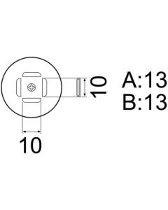 NOZZLE/PLCC 11.5MMX11.5MM (28PINS) FOR FR801-803B. 850. 850B. 850D 852. 702B 1อัน