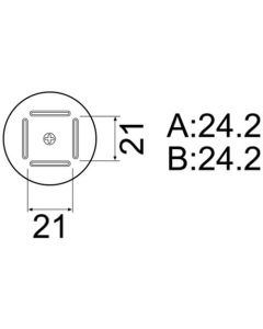 หัวฉีด BQFP 24mmX24mm