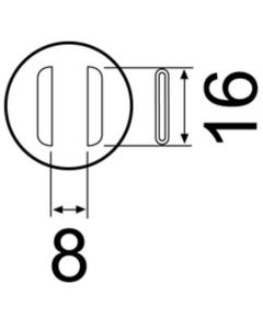Nozzle/Soj 15Mmx8Mm For Fr801-803B. 850. 850B. 850D 852. 702B 1อัน
