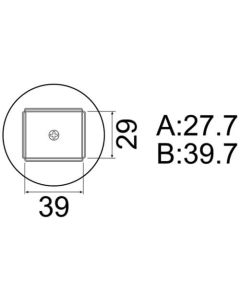 NOZZLE/QFP 28MMX40MM FOR FR801-803B. 850. 850B. 850D 852. 702B 1อัน