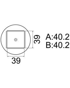 NOZZLE/QFP 40MMX40MM FOR FR801-803B. 850. 850B. 850D 852. 702B 1อัน