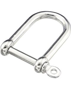 Stainless Steel Screw Pin D-Shackle long & wide type