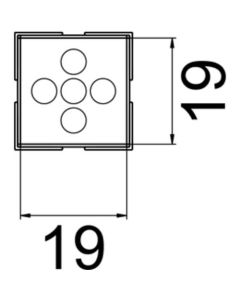 หัวฉีด BGA 18mm x 18mm