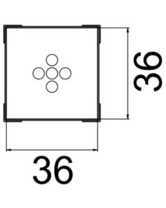 Nozzle/Bga 35Mmx35Mm For Fr801-803B. 850. 850B. 850D 852. 702B 1อัน