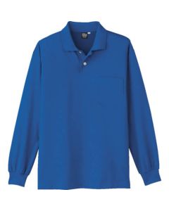 เสื้อโปโลแขนยาว A-1668 6 น้ำเงิน 4L