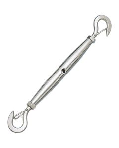 Stainless Steel Turnbuckle, Pipe type w/stopper Hook / Hook