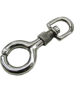 Stainless Steel Open Swivel Eye Bolt Snap