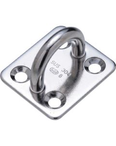 Stainless Steel Eye Plate (square)
