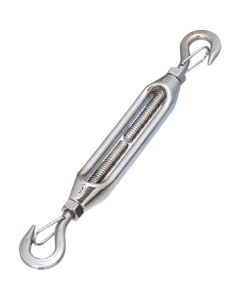 Stainless Steel Turnbuckle, frame type w/stopper Hook/Hook SUS316