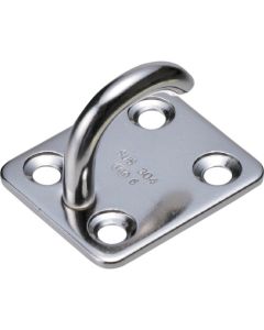 Stainless Steel Open Eye Plate (square)