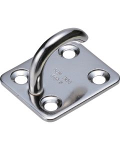 Stainless Steel Open Eye Plate (square)