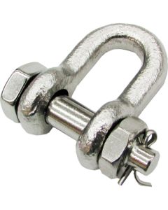 Stainless Steel Screw Pin D-Shackle, JIS type