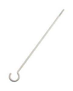 Stainless Steel Screw-in long S hook 1เส้น