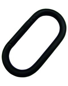 Stainless Steel KARABINA Spring Hook Black Plated