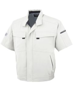 เสื้อเบลาส์แขนสั้น A-3360 3 SS สีเงิน