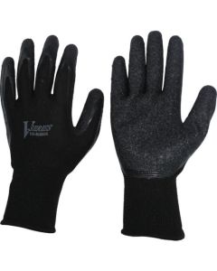 Natural rubber unlined gloves 1ชุด