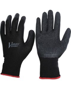 Natural rubber unlined gloves 1ชุด