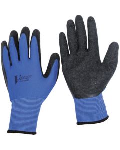 Natural rubber unlined gloves 10ชุด