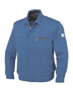 เสื้อเบลาส์แขนยาว A-4451 6C สีน้ำเงิน M