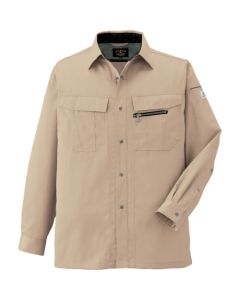 เสื้อเชิ้ตแขนยาว A-4458 2L เบจ LL