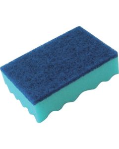 Power Sponge Scourer Heavy Duty Green 120อัน
