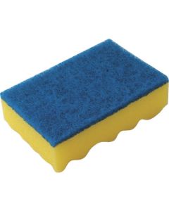 Power Sponge Scourer Heavy Duty Yellow 120อัน