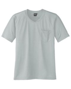 เสื้อยืดคอวีแขนสั้น A-667 3 เงิน 4L