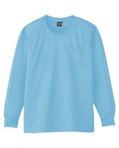 เสื้อยืดคอวีแขนยาว A-668 7 แซกโซโฟน 5L