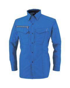 เสื้อเชิ้ตแขนยาว สีฟ้า ไซส์ 7L