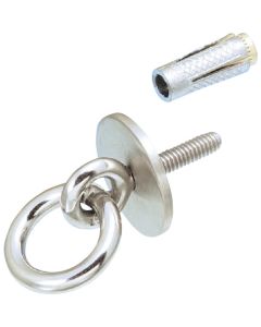 Stainless Steel Round Ring w/bolt, washer & anchor plug